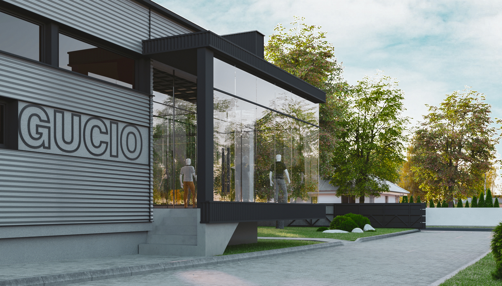 architekt krotowski Hala przemysłowa w Szadku