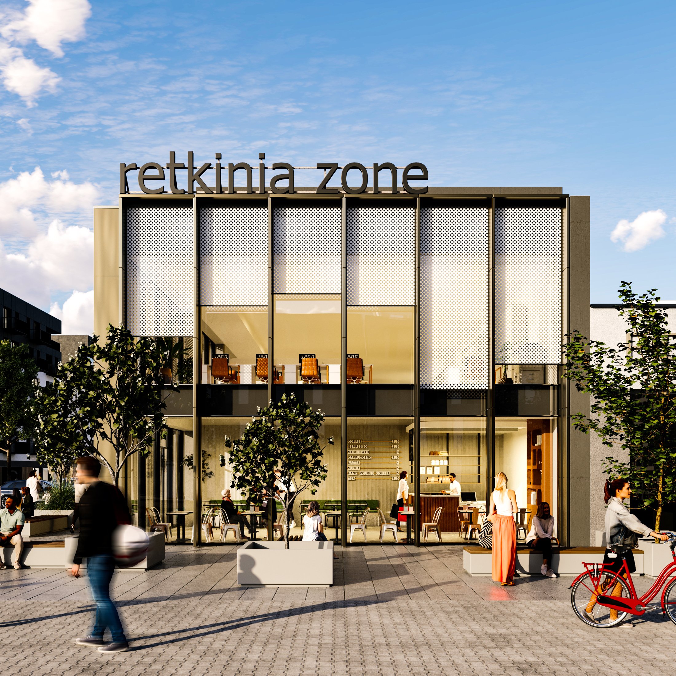 architekt krotowski Galeria handlowa na osiedlu Retkinia w Łodzi