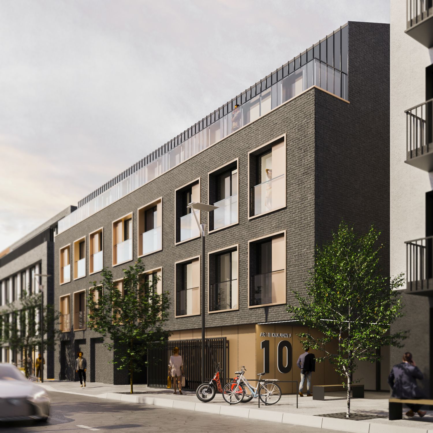 architekt krotowski Kompleks mieszkalny w Pabianicach ZW.1