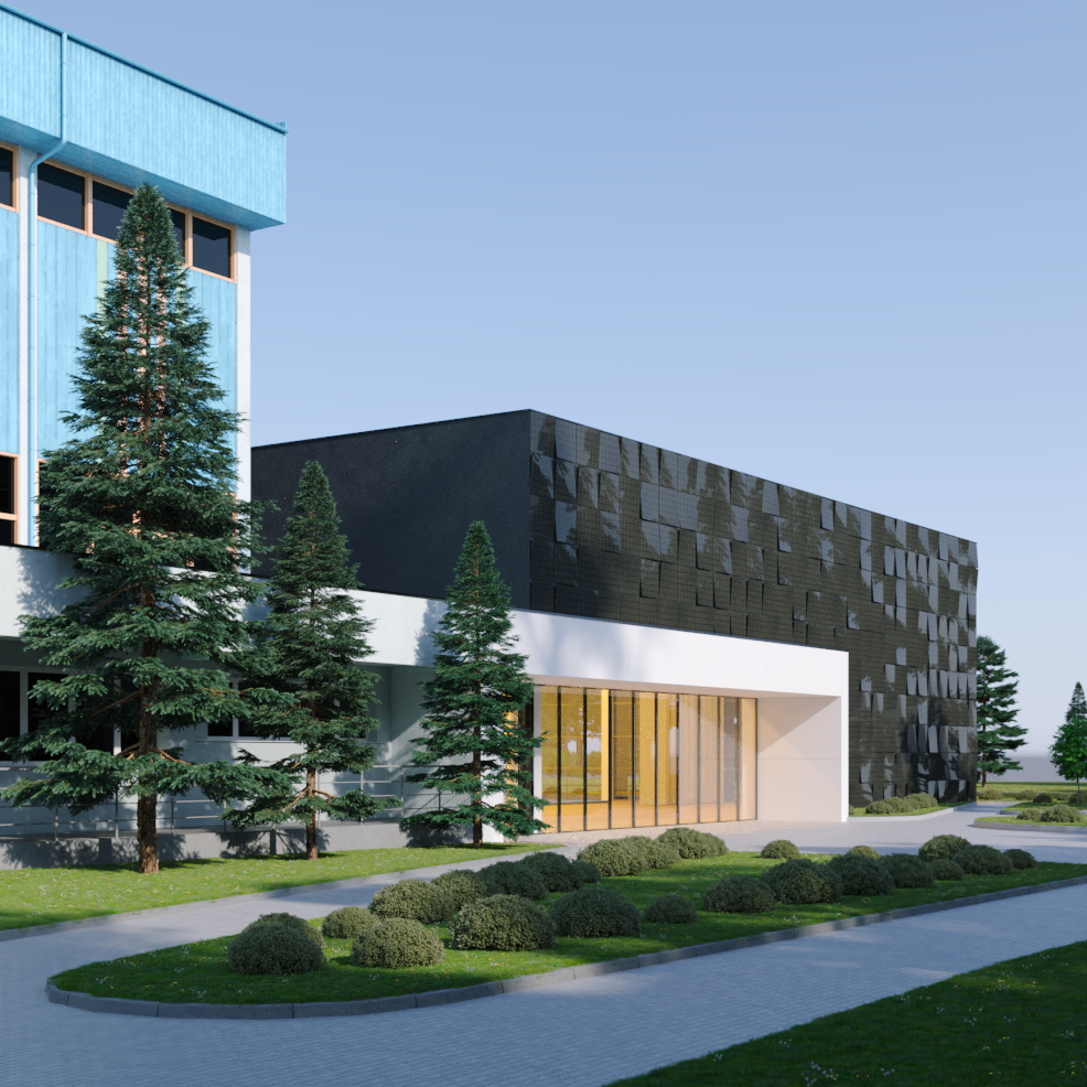 architekt krotowski Projekt hali sportowej