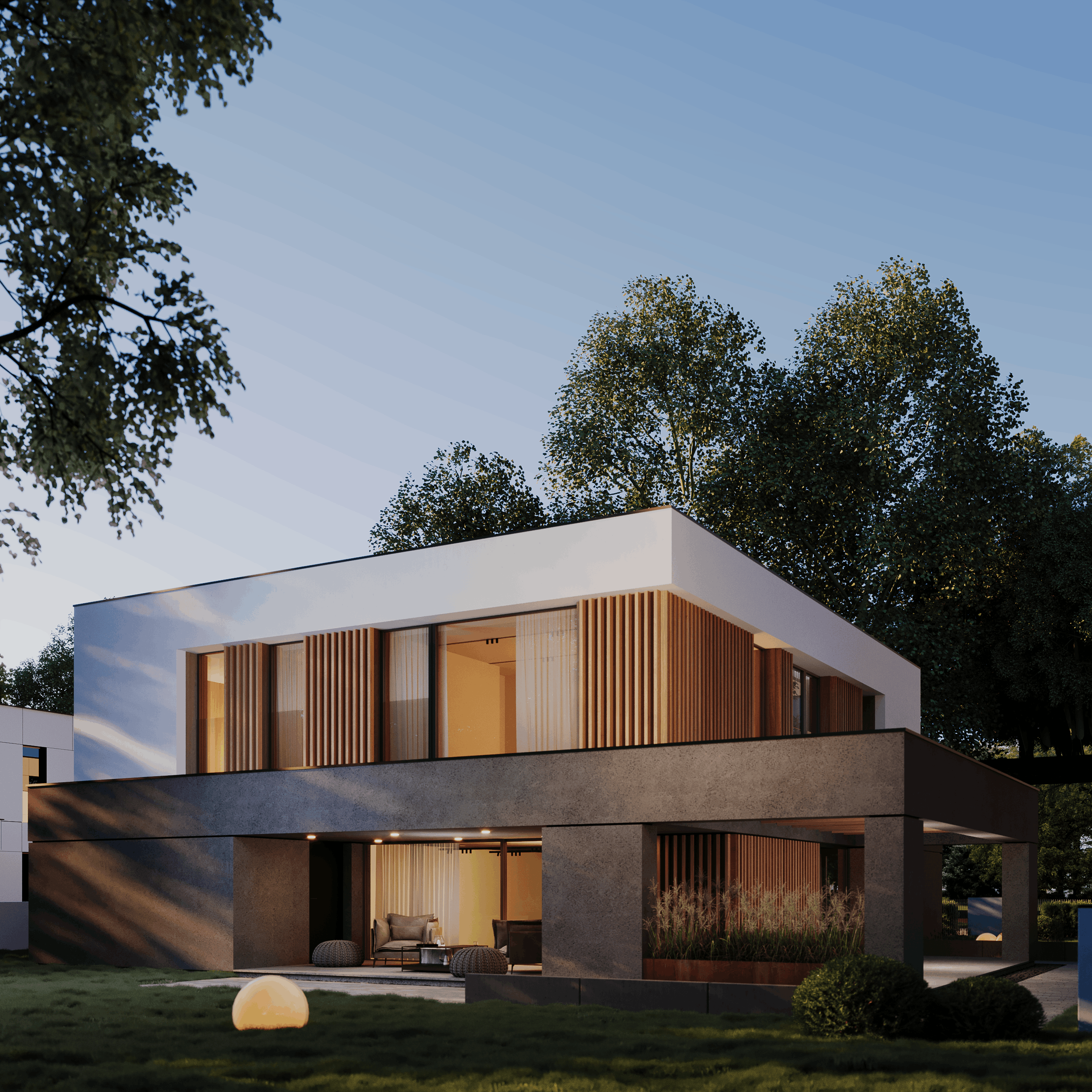 architekt krotowski Dom w Dobroniu D1