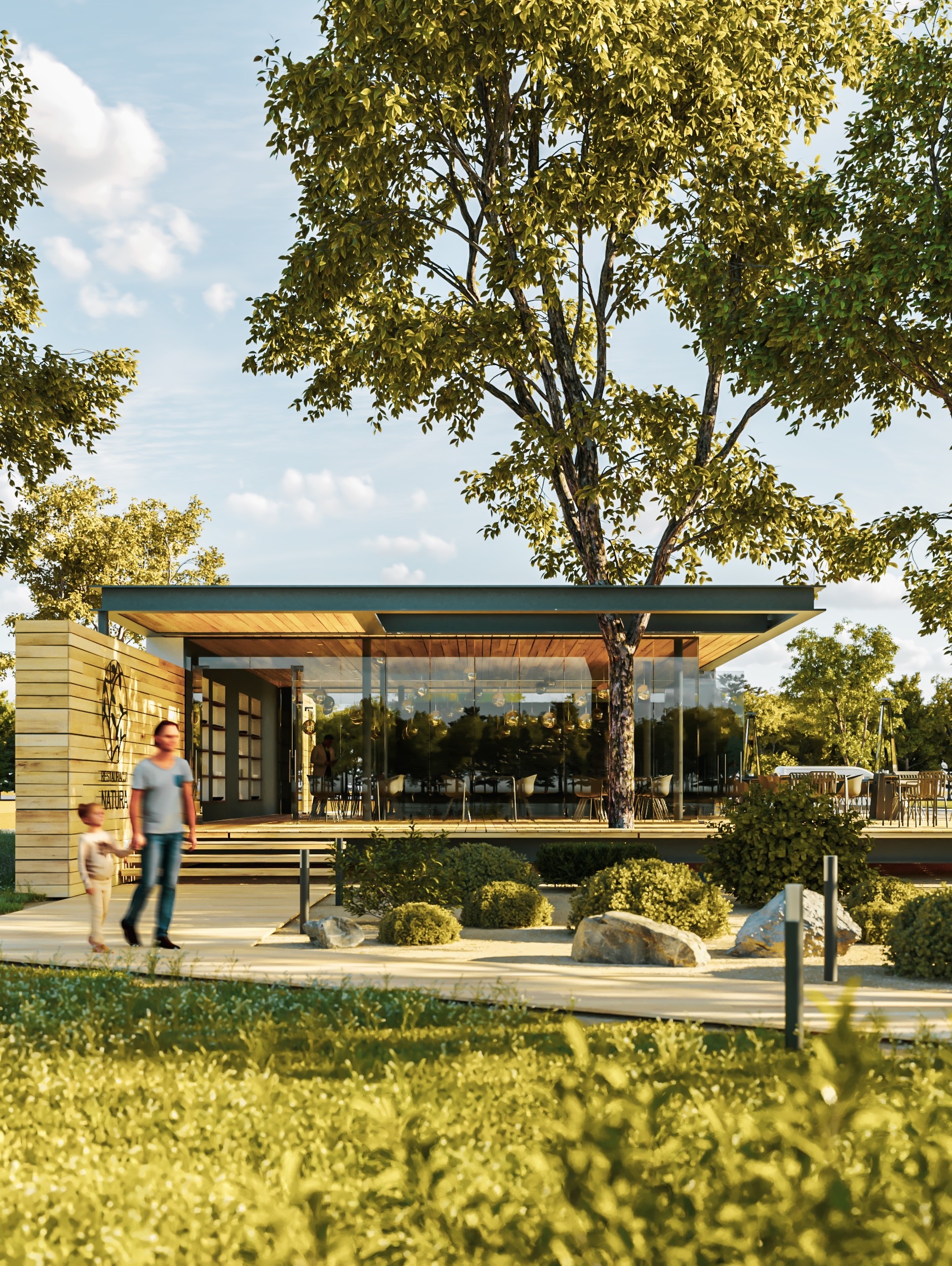 architekt krotowski Kompleks restauracyjno-bankietowy nad Jeziorskiem